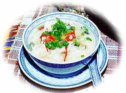 Century Egg Congee or Pei Tarn Chook
