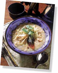 Nutty Mushroom Congee